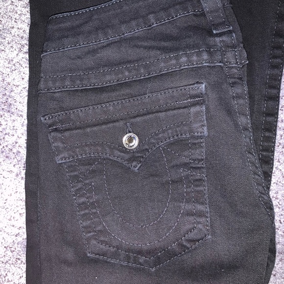 Black True Religion Jeans - Picture 1 of 4